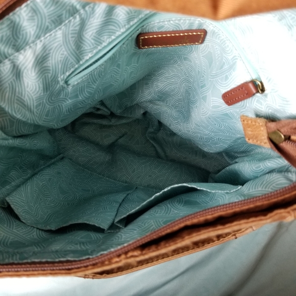 The Sak Leather Floral Embossed Ventura Convertible Backpack main image 5